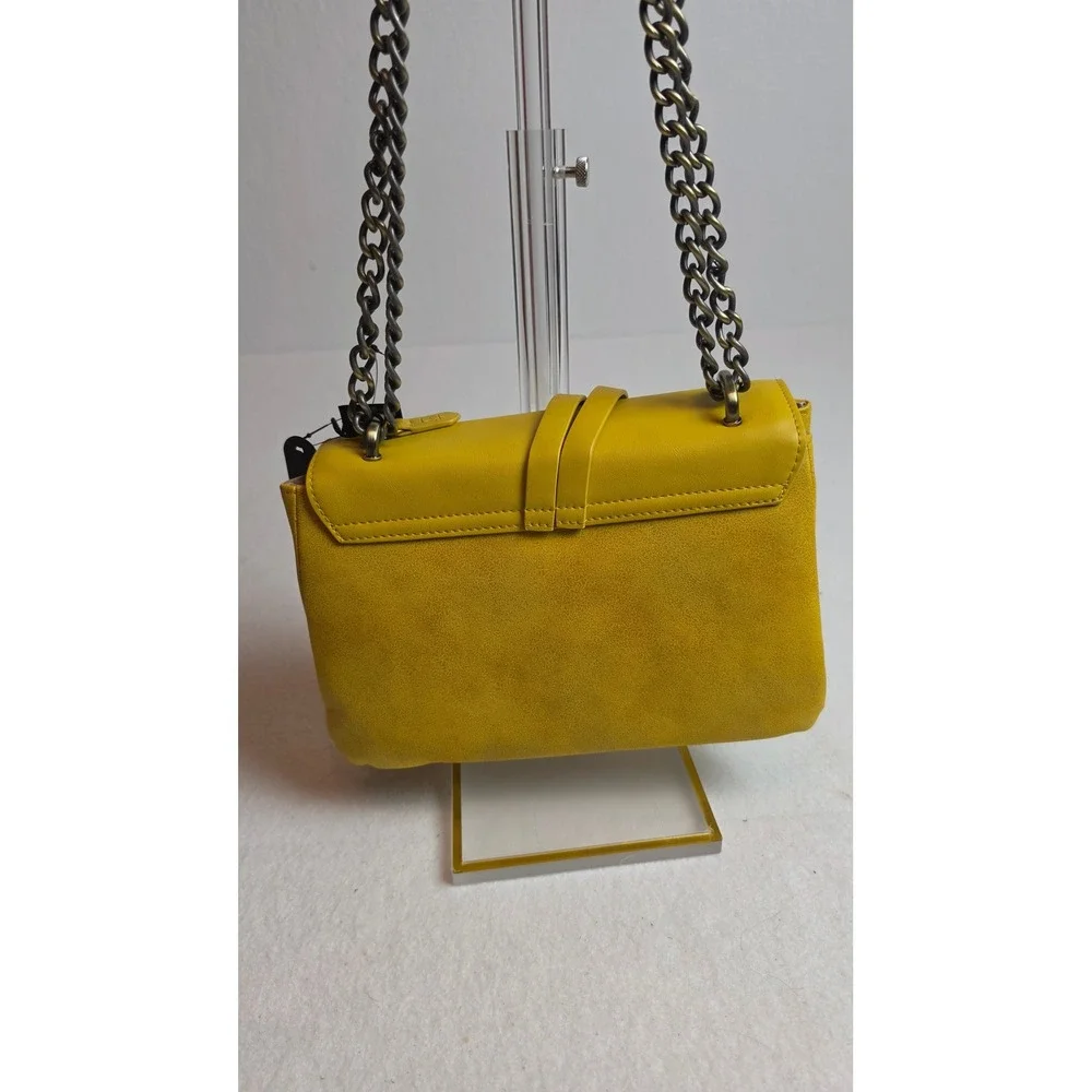 Cleobella Gypset Yellow Vegan Leather Chain Crossbody Bag EJ181013-CAN New
